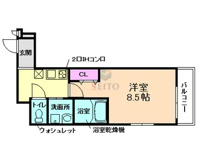 フジパレス神崎川II番館(1K/2階)の間取り写真