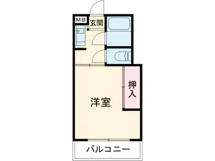 TAS高円寺レジデンス(1LDK/4階)の間取り写真