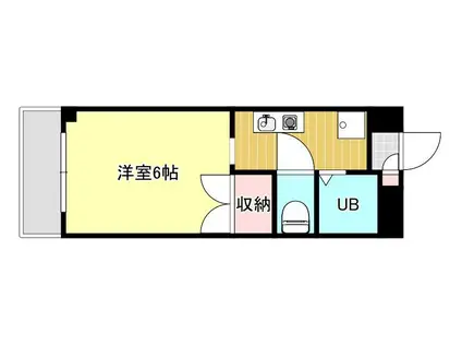 エメラルドハイツ(1K/2階)の間取り写真