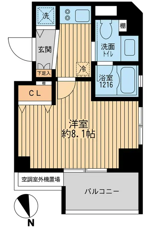 クリオ戸越銀座壱番館 15階階 間取り