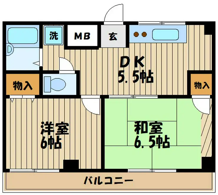 コーポウライ 3階階 間取り