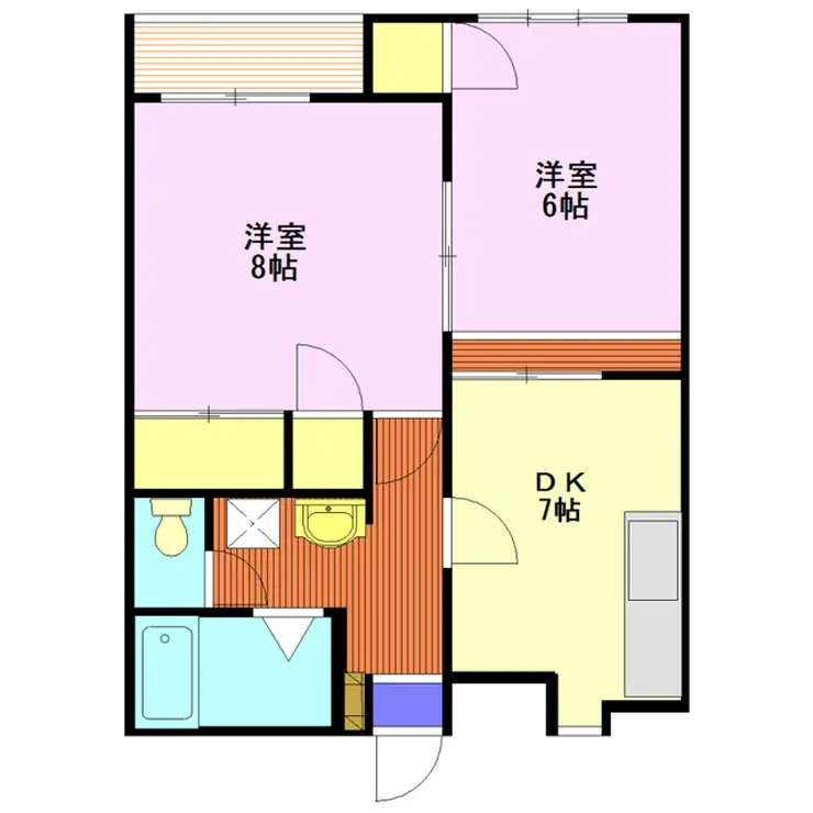 グランバトー 1階階 間取り