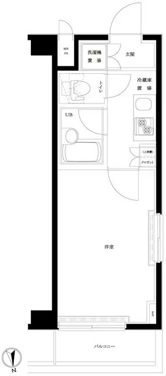 ルーブル浜田山 3階階 間取り