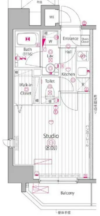 ガーラ・ヴィスタ水道橋 3階階 間取り