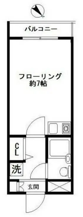 ライオンズマンション清瀬第二 3階階 間取り