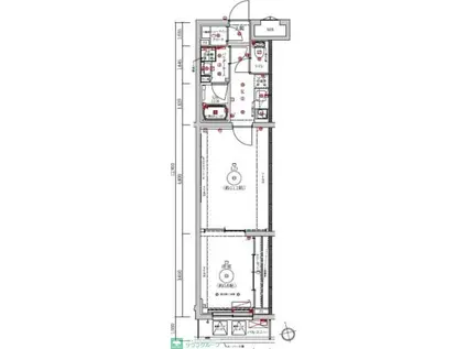 LUMEED梅島(1LDK/4階)の間取り写真