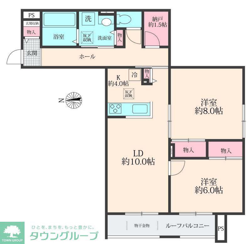 SOLANAII(2SLDK/1階)の間取り写真