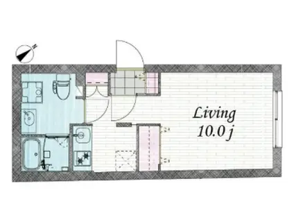 ブランシェ池袋III(ワンルーム/3階)の間取り写真
