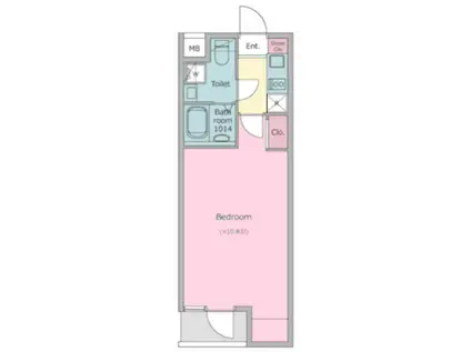 ビバリーホームズ石神井台(1K/1階)の間取り写真