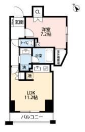 パークハウス西早稲田アーバンス(1LDK/3階)の間取り写真