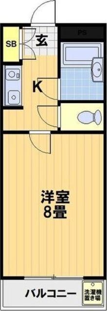 エクセレント丸太町(1K/5階)の間取り写真