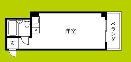 SEIKAビル(ワンルーム/4階)の間取り写真