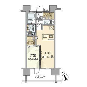 プレディア名古屋城西(1LDK/7階)の間取り写真