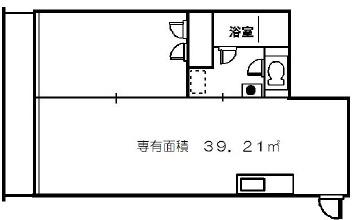 第三難波マンション(1LDK/3階)の間取り写真