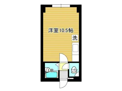 シャルム高橋(ワンルーム/2階)の間取り写真