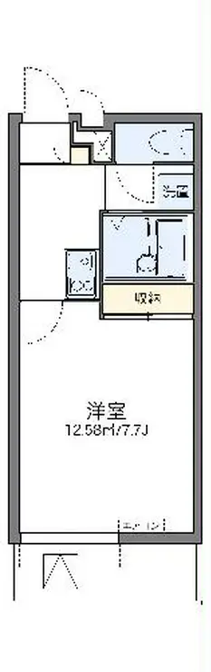 レオパレスサンフォレスト天沼 3階階 間取り