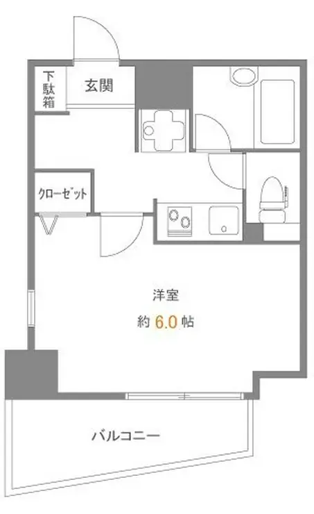 ステージグランデ南麻布 9階階 間取り