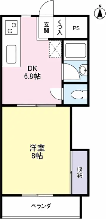 ビューハイツアゼリア 3階階 間取り