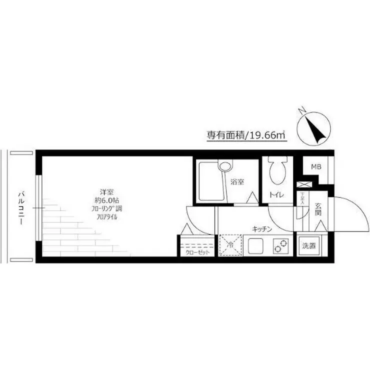 トーシンフェニックス新横濱イクシール 5階階 間取り