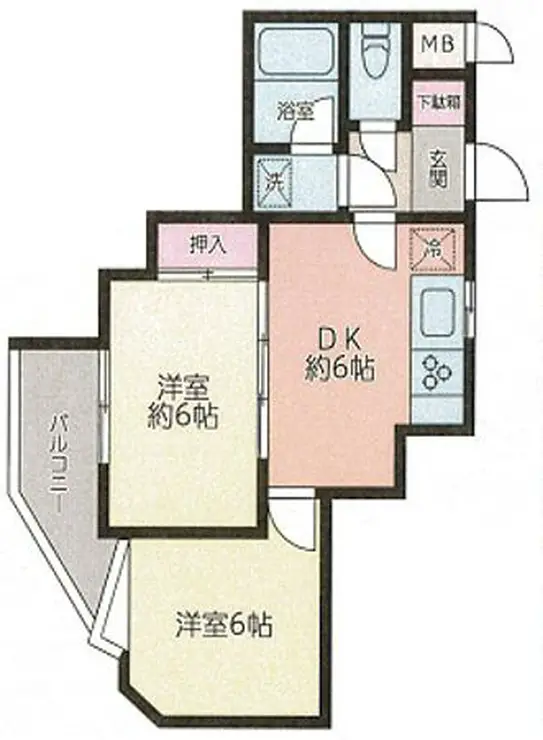 グレイス根岸 4階階 間取り