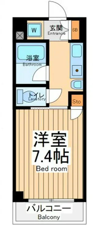 プライムハウス 3階階 間取り