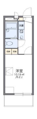レオパレスCOMFORTひらのI(1K/3階)の間取り写真