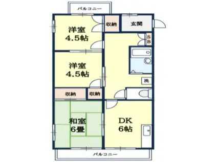 メゾン904(3DK/3階)の間取り写真