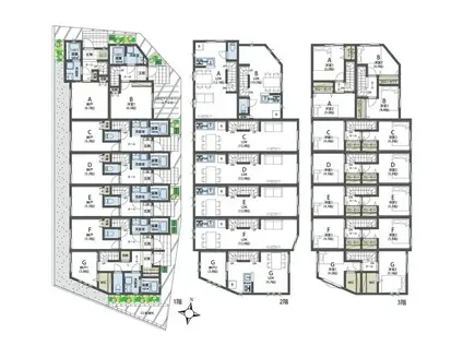 初期費用29万円以下THESIESTA唐木田TERRAVENE(3LDK/1階)の間取り写真