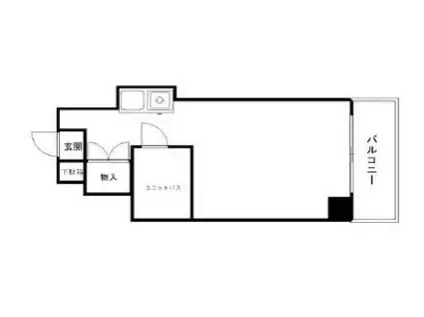 ビューハイム三ノ輪(ワンルーム/5階)の間取り写真