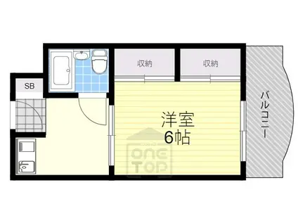 アンフィニィ庄Ⅰ(1K/1階)の間取り写真