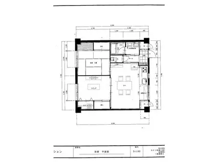 コーポみねたに(2LDK/1階)の間取り写真