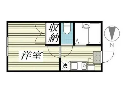 クリアI(1K/3階)の間取り写真