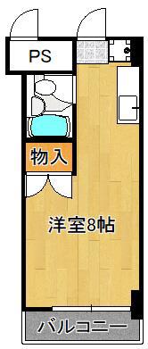 サンアベニュー(ワンルーム/3階)の間取り写真