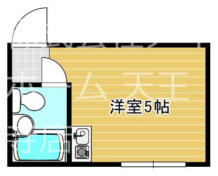 ファッション長居ハイツ(ワンルーム/5階)の間取り写真