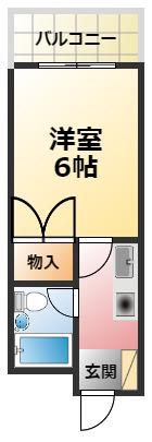 ハイツ エリーゼ(1K/3階)の間取り写真