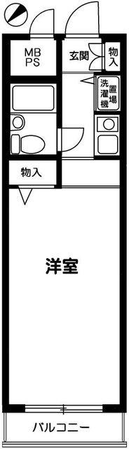 マイステージ中野IV(ワンルーム/4階)の間取り写真