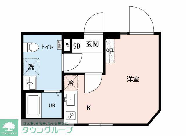 マイナビSTAYスペランツァ磯子駅前(ワンルーム/3階)の間取り写真