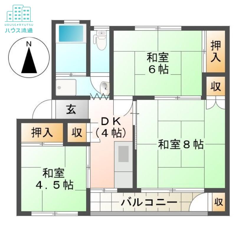 コーポ アイズ(3K/3階)の間取り写真