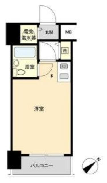 ハイネス要町(ワンルーム/11階)の間取り写真