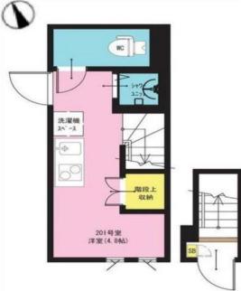 ブリリアント 高円寺II(ワンルーム/2階)の間取り写真