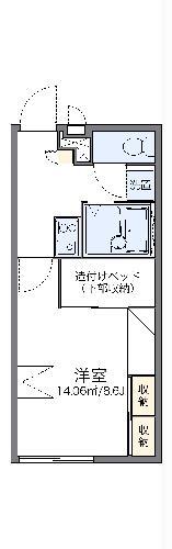 レオパレスノーヴァ(1K/2階)の間取り写真
