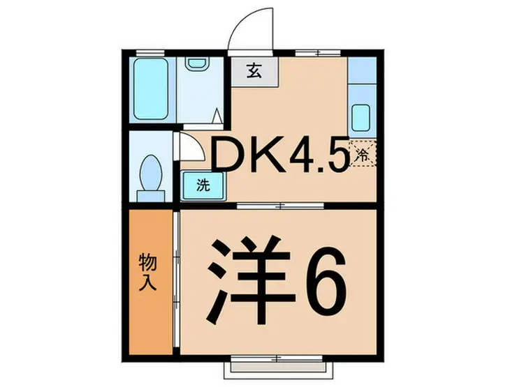 ウッデイ 6 2階階 間取り