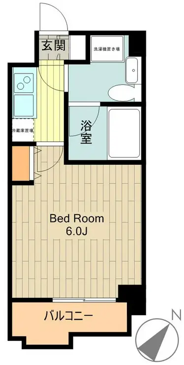 ベルファース立川 4階階 間取り