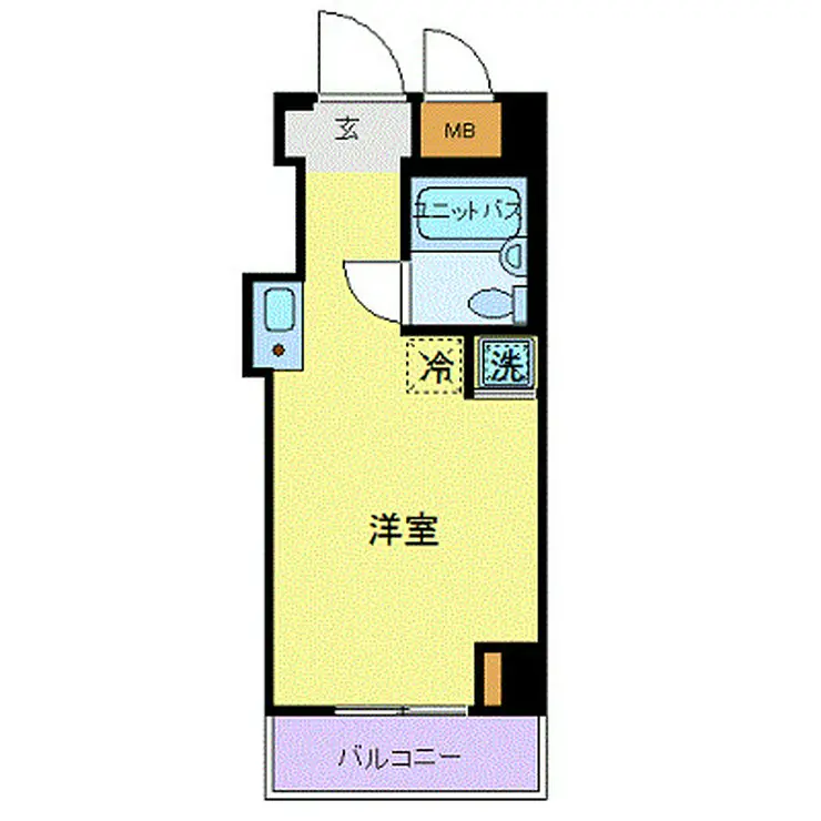 メインステージ新丸子駅前 3階階 間取り
