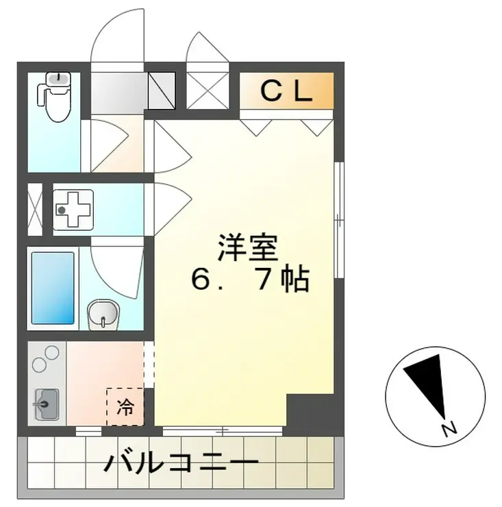 ラナイズみなみ野 5階階 間取り
