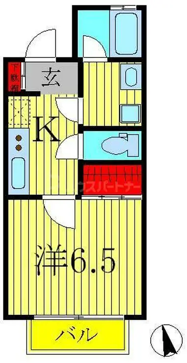 デュオーラ豊四季 2階階 間取り