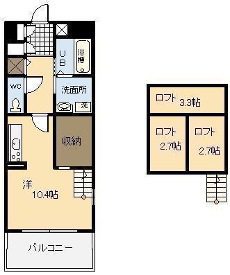 ALTE MEISTER AGORA(ワンルーム/5階)の間取り写真
