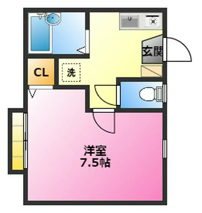 ガーデンコート元住吉 1階階 間取り