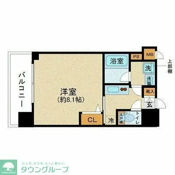 ZOOM調布 6階階 間取り