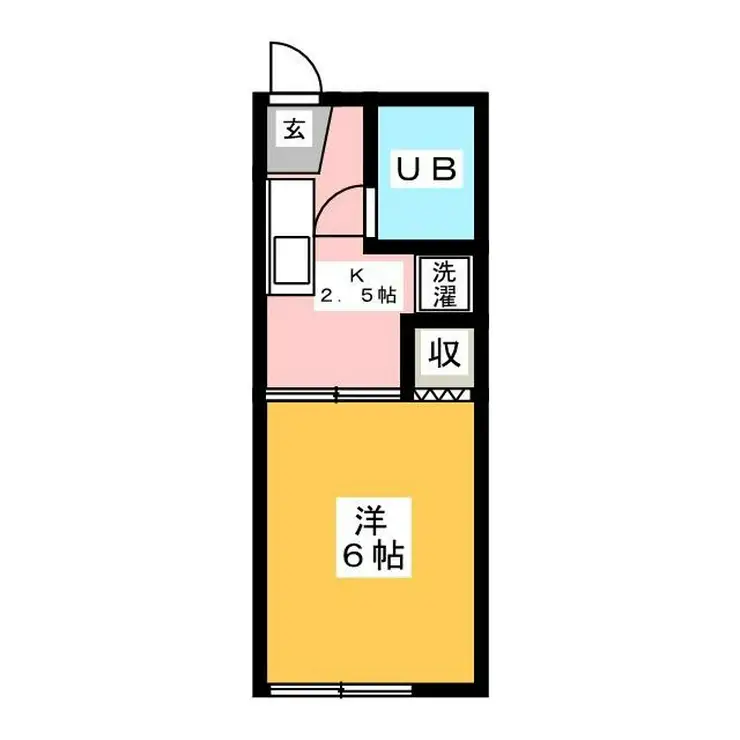 ハイツフクセン 1階階 間取り